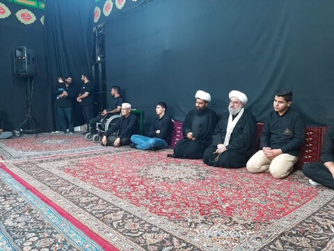 تصاویر / حضور امام جمعه ملایر در هیئت‌های عزاداری