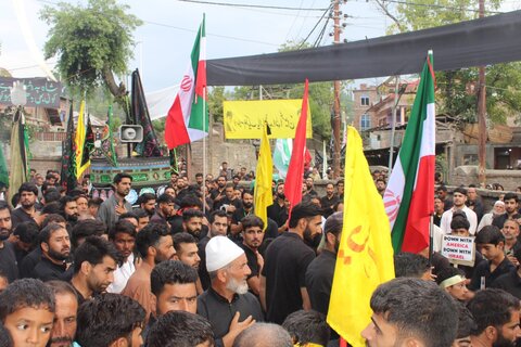 انجمنِ شرعی شیعیانِ جموں وکشمیر کے تحت چھٹی محرم کی مناسبت سے عظیم الشان جلوس عزاء برآمد