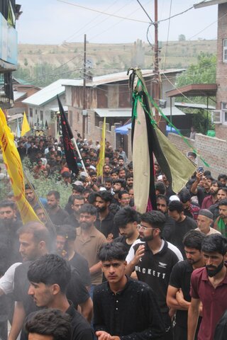 انجمنِ شرعی شیعیانِ جموں وکشمیر کے تحت چھٹی محرم کی مناسبت سے عظیم الشان جلوس عزاء برآمد