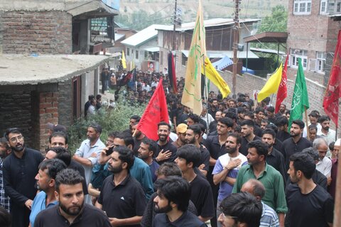 انجمنِ شرعی شیعیانِ جموں وکشمیر کے تحت چھٹی محرم کی مناسبت سے عظیم الشان جلوس عزاء برآمد