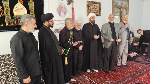 تصاویر تکریم پیرغلام حسینی حاج محمدحسین خسروی در زاغه