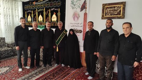 تصاویر تکریم پیرغلام حسینی حاج محمدحسین خسروی در زاغه