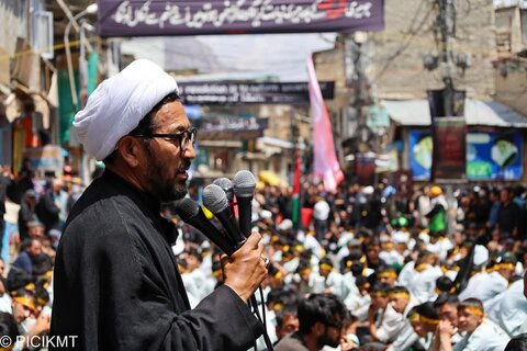 کارگل میں حضرت قاسمؑ کی یاد میں روزِ جواناں کا جلوس؛ فلسطین کے مظلوم بچوں سے اظہار یکجہتی اور ایران کی حمایت