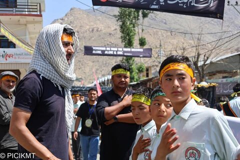 کارگل میں حضرت قاسمؑ کی یاد میں روزِ جواناں کا جلوس؛ فلسطین کے مظلوم بچوں سے اظہار یکجہتی اور ایران کی حمایت