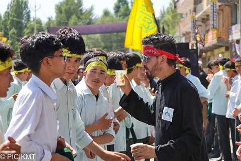 کارگل میں حضرت قاسمؑ کی یاد میں روزِ جواناں کا جلوس؛ فلسطین کے مظلوم بچوں سے اظہار یکجہتی اور ایران کی حمایت