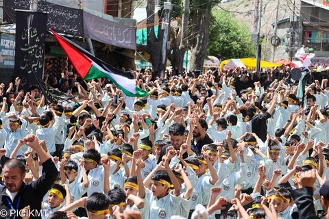 کارگل میں حضرت قاسمؑ کی یاد میں روزِ جواناں کا جلوس؛ فلسطین کے مظلوم بچوں سے اظہار یکجہتی اور ایران کی حمایت