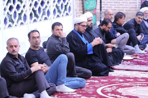 برگزاری مراسم عزاداری اباعبدالله الحسین علیه السلام در روز ششم محرم در مدرسه علمیه شفیعیه