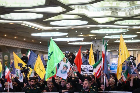 تصاویر/ آیین بزرگداشت شهدای اقتدار ایران در جنگ تحمیلی ۱۲ روزه در تهران