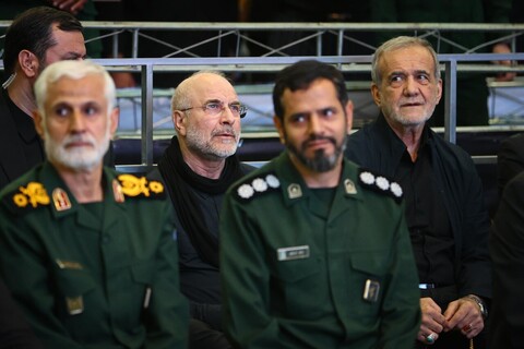 تصاویر/ آیین بزرگداشت شهدای اقتدار ایران در جنگ تحمیلی ۱۲ روزه در تهران