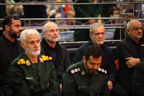 تصاویر/ آیین بزرگداشت شهدای اقتدار ایران در جنگ تحمیلی ۱۲ روزه در تهران