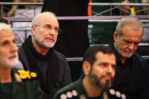 تصاویر/ آیین بزرگداشت شهدای اقتدار ایران در جنگ تحمیلی ۱۲ روزه در تهران