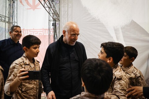 تصاویر/ آیین بزرگداشت شهدای اقتدار ایران در جنگ تحمیلی ۱۲ روزه در تهران