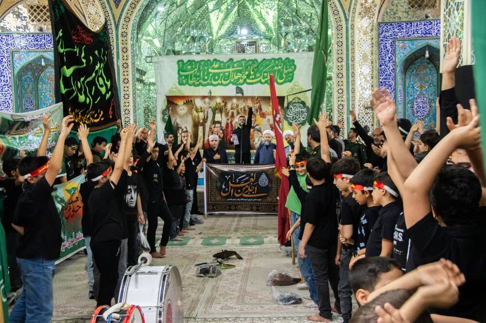 سوگواره «احلی من العسل» در آران و بیدگل برگزار شد+عکس