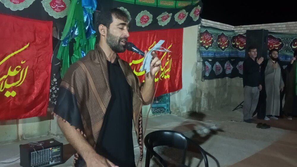 تصاویر/حضور امام جمعه شهرستان ابدانان در هیئت حضرت علی اصغر