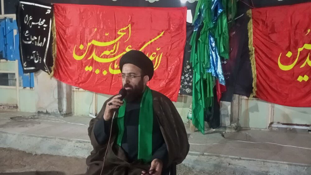 تصاویر/حضور امام جمعه شهرستان ابدانان در هیئت حضرت علی اصغر