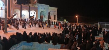 تصاویر/ برگزاری مراسم هفتمین شب محرم در امامزاده علی صالح(ع)