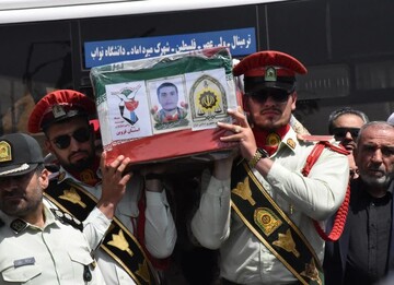 تصاویر / مراسم تشییع شهید مدافع وطن در قزوین