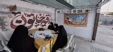 کلیپ| حضور مبلغین مدرسه علمیه ریحانه النبی اراک در پیاده راه امیر کبیر