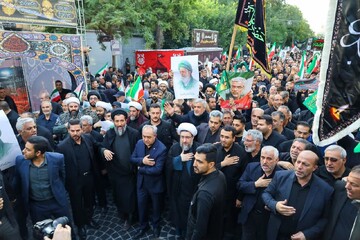 تصاویر/ اجتماع بزرگ ضد صهیونیستی و سوگواری هیئت‌های مذهبی تبریز