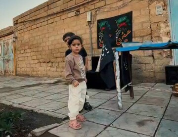 فیلم|  موکب کودکان حسینی در رامشیر