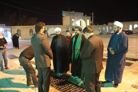تصاویر/سرکشی امام جمعه مهران از هئیت امام زاده سید حسن