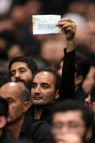 تصاویر/ اولین شب مراسم عزاداری ایام شهادت حضرت اباعبدالله الحسین علیه‌السلام در حسینیه امام خمینی(ره)