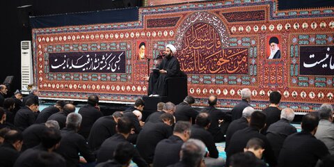 تصاویر/ مراسم سوگواری شب هفتم محرم در مصلی ارومیه