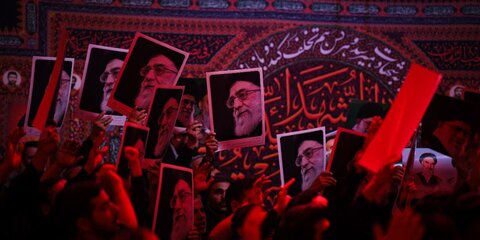 تصاویر/ مراسم سوگواری شب هفتم محرم در مصلی ارومیه