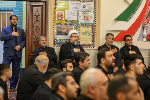 تصاویر | مراسم گرامیداشت شهدای جامعه ورزشی فوتبال، هیئت عزاداری حسن ابن فاطمه (ع) تبریز