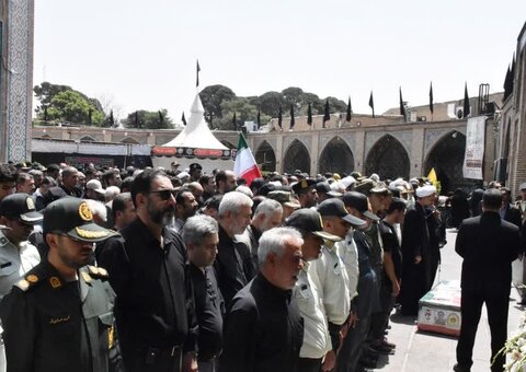 تصاویر / مراسم تشییع شهید مدافع وطن در قزوین