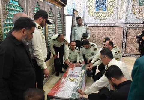 تصاویر / مراسم تشییع شهید مدافع وطن در قزوین