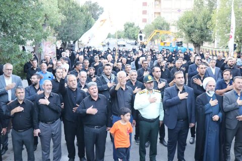 تصاویر | اجتماع عاشورائیان شهرستان جلفا