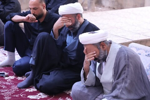 برگزاری مراسم عزاداری اباعبدالله الحسین علیه السلام در روز هفتم محرم در مدرسه علمیه شفیعیه