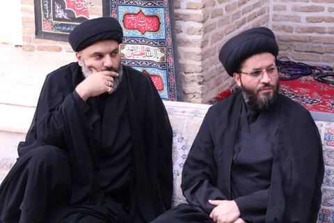 برگزاری مراسم عزاداری اباعبدالله الحسین علیه السلام در روز هفتم محرم در مدرسه علمیه شفیعیه