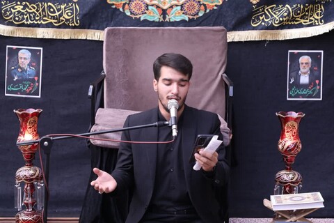 برگزاری مراسم عزاداری اباعبدالله الحسین علیه السلام در روز هفتم محرم در مدرسه علمیه شفیعیه