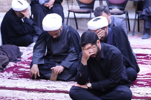 برگزاری مراسم عزاداری اباعبدالله الحسین علیه السلام در روز هفتم محرم در مدرسه علمیه شفیعیه