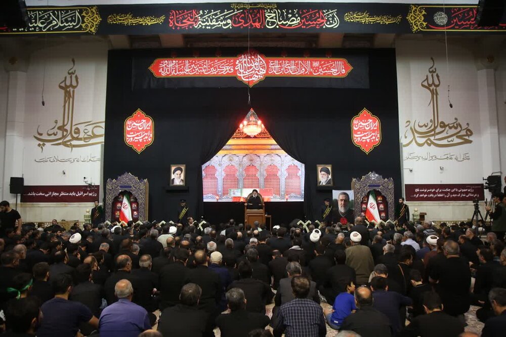 شکوه حضور در وداع با «حاج رمضان» مظلومان غزه / میرباقری: در جنگ تحمیلی ۱۲ روزه وارد مرحله جدیدی از مبارزه ایمان و کفر شدیم