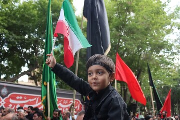 تصاویر/ اجتماع بزرگ عزاداران حسینی شهرستان اهر