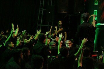 تصاویر/ برگزاری مراسم عزاداری هیئت محبان اهل بیت( ع) شهرستان ایوان