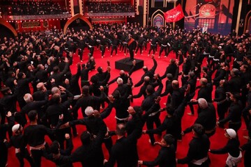 تصاویر/ عزاداری بوشهری‌ها در حسینیه معلی