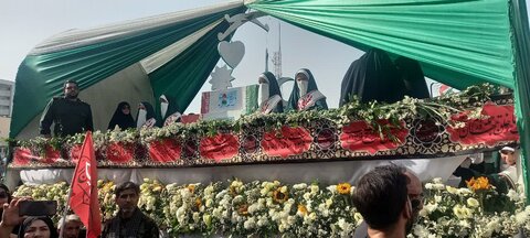 تصاویر/تشییع خانوادگی شهید ربانی در خنداب