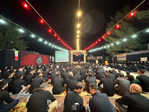 تصاویر/ مراسم سوگواری شب هشتم محرم در میاندوآب