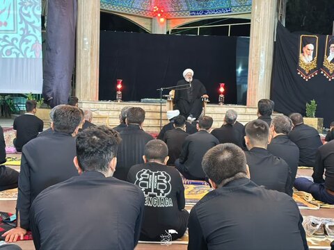 تصاویر/ مراسم سوگواری شب هشتم محرم در میاندوآب