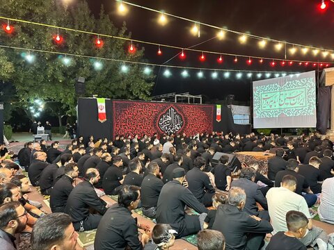 تصاویر/ مراسم سوگواری شب هشتم محرم در میاندوآب