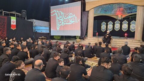 تصاویر/ مراسم سوگواری شب هشتم محرم در میاندوآب