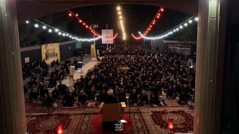 تصاویر/ مراسم سوگواری شب هشتم محرم در میاندوآب