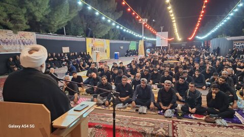 تصاویر/ مراسم سوگواری شب هشتم محرم در میاندوآب