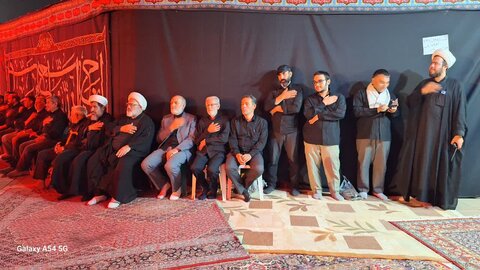 تصاویر/ مراسم سوگواری شب هشتم محرم در میاندوآب