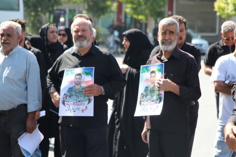 مراسم تشییع پیکر مطهر شهید هومن قیاسوند