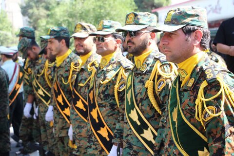 مراسم تشییع پیکر مطهر شهید هومن قیاسوند